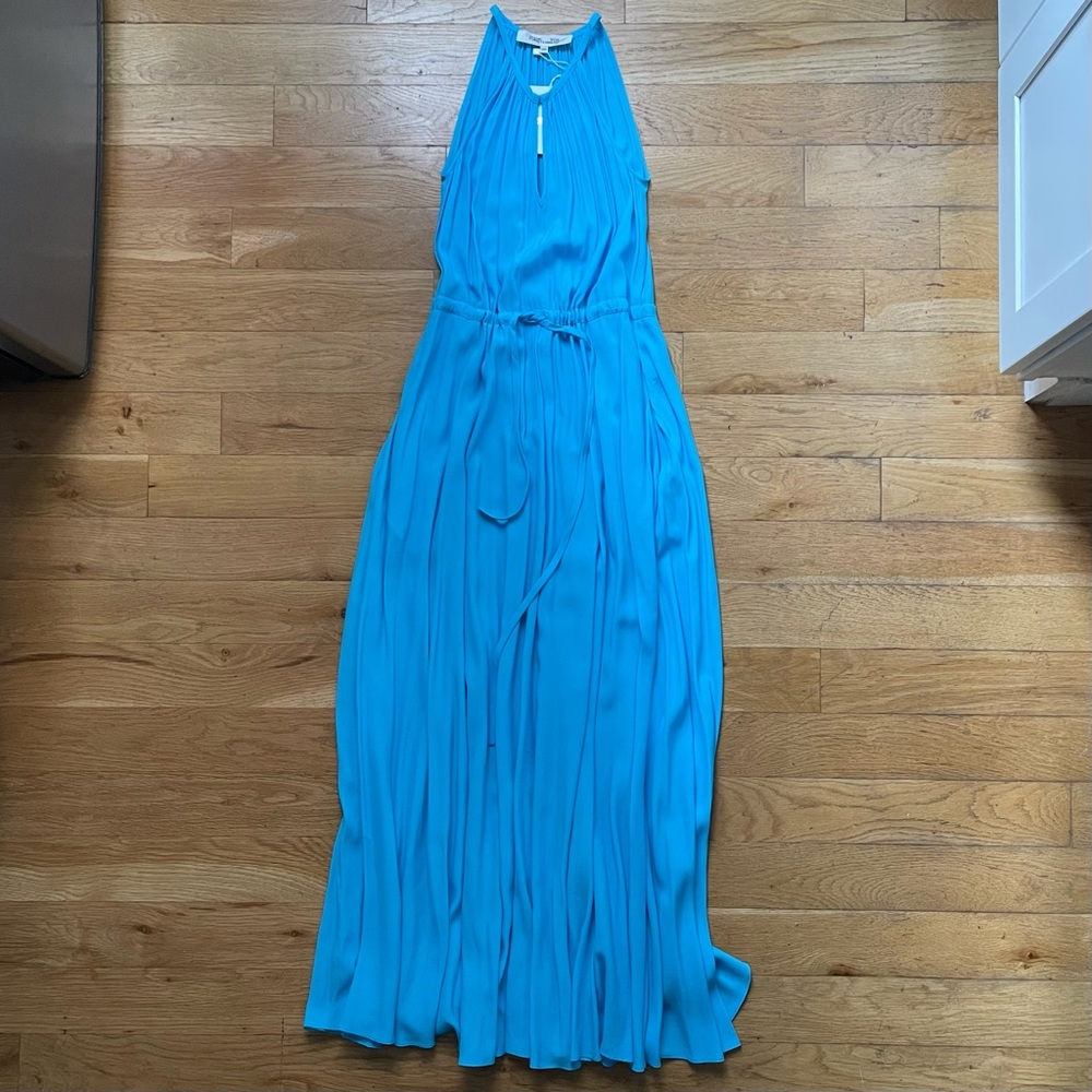 NWT Diane Von Furstenberg ‘Sally’ drawstring maxi dress (size: XXS)